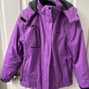 Adult/Kids Gemyse Size M Purple Winter Jacket